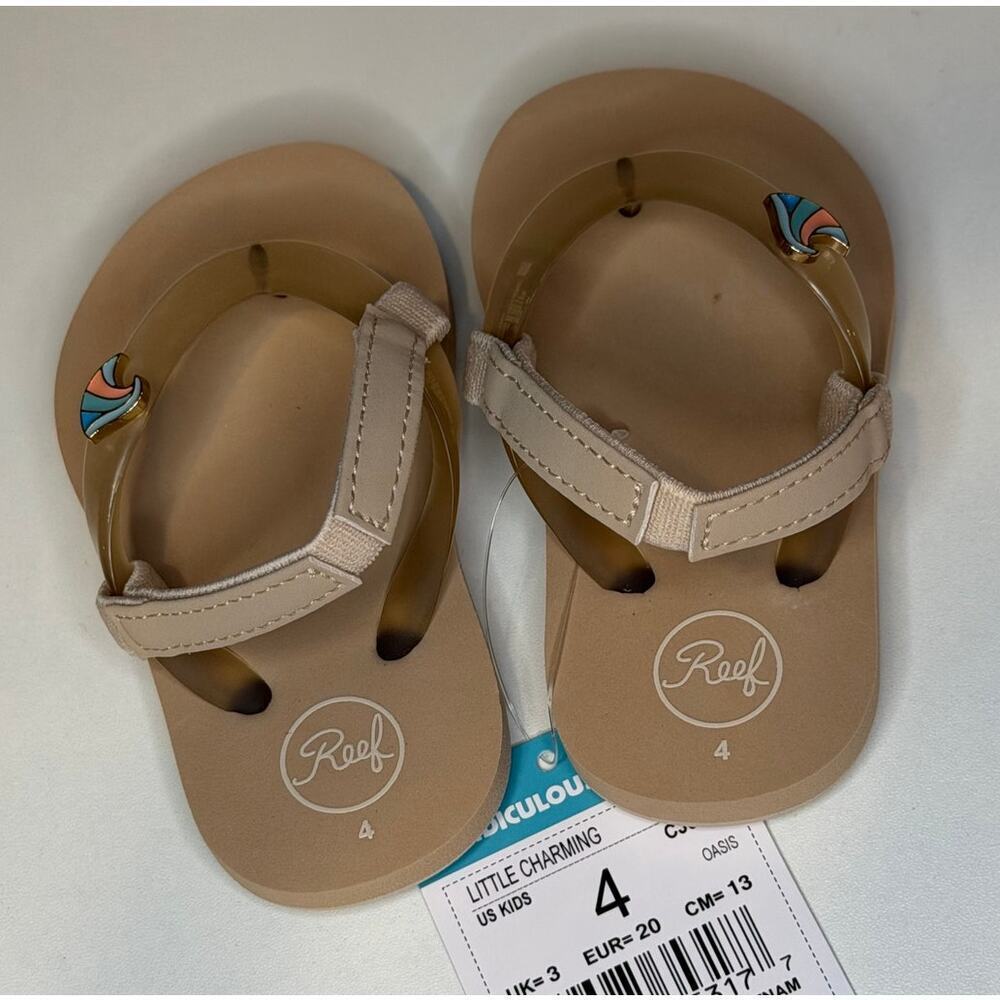 NWT Reef Kids Little Charming - Toddler Size 4 - Picture 2 of 6